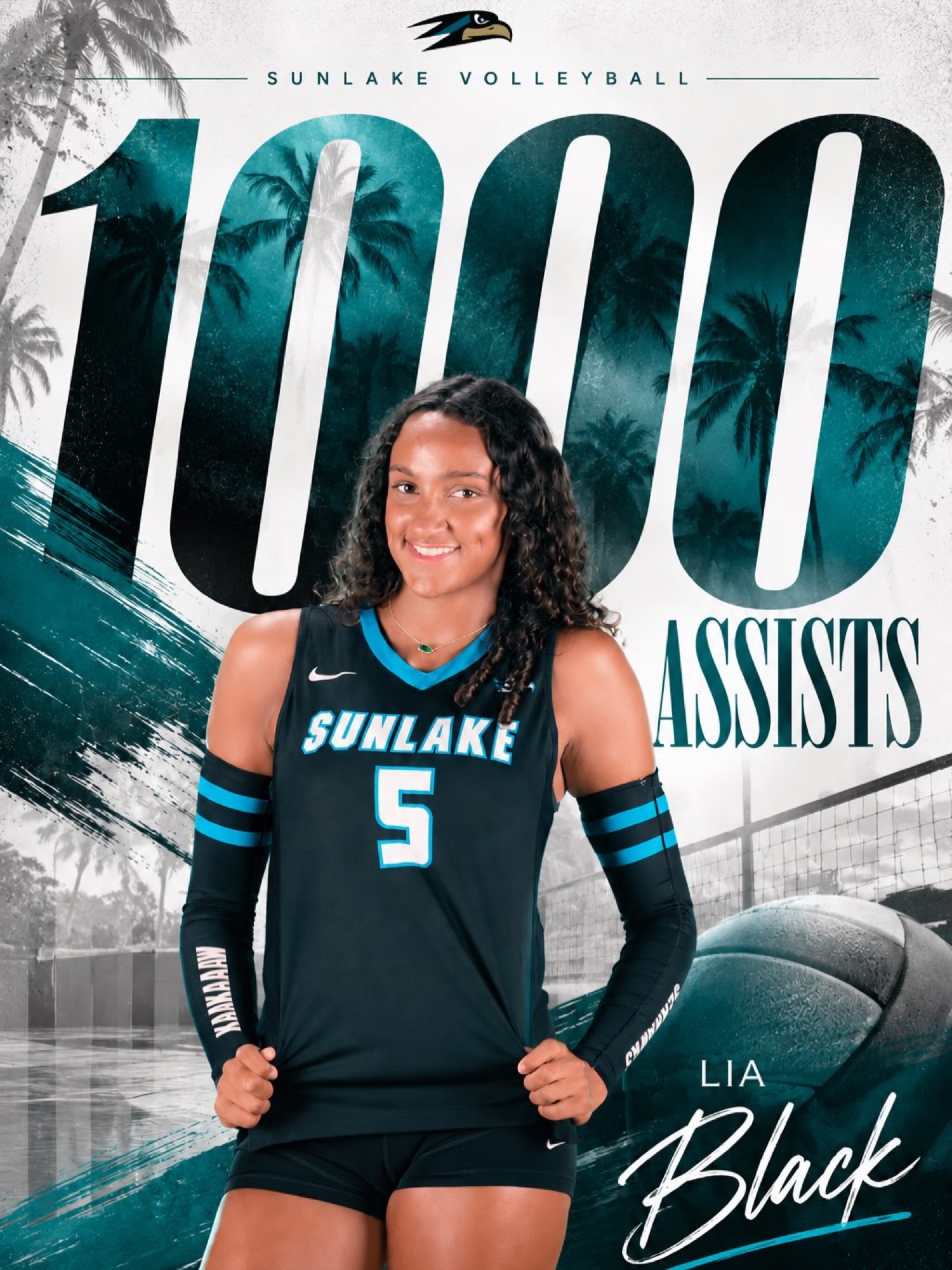 1,000 career assists.